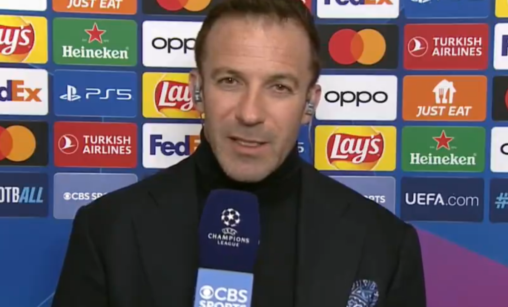 Del Piero analizza il derby d'Italia: «L'Inter ha avuto un plus, Pio Esposito sta determinando sempre di più» 1 Del Piero