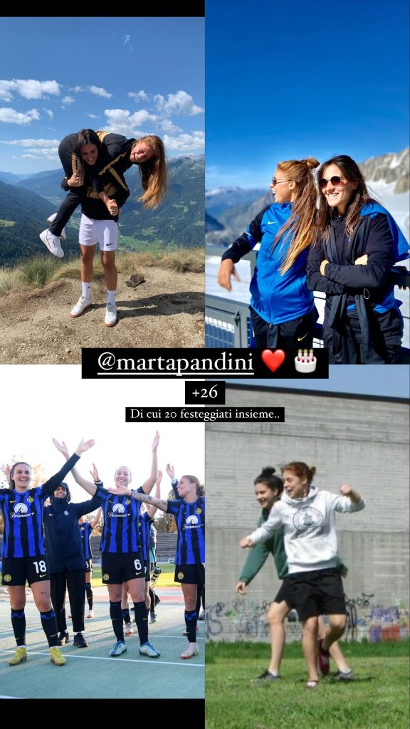 Inter Women, il post toccante di Merlo a Pandini: «Oggi compi 26 anni, ma di questi...» 27 Merlo Pandini compleanno