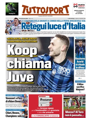 Le Prime Pagine Sportive Nazionali - 22 marzo 29 image 6
