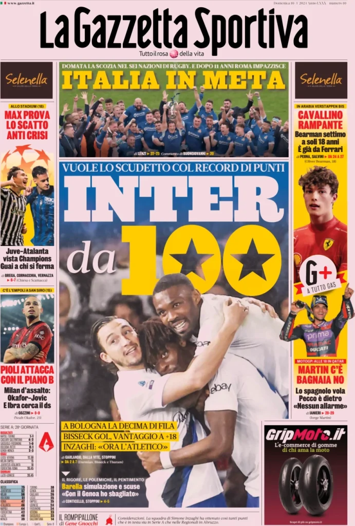 la gazzetta dello sport 050803966