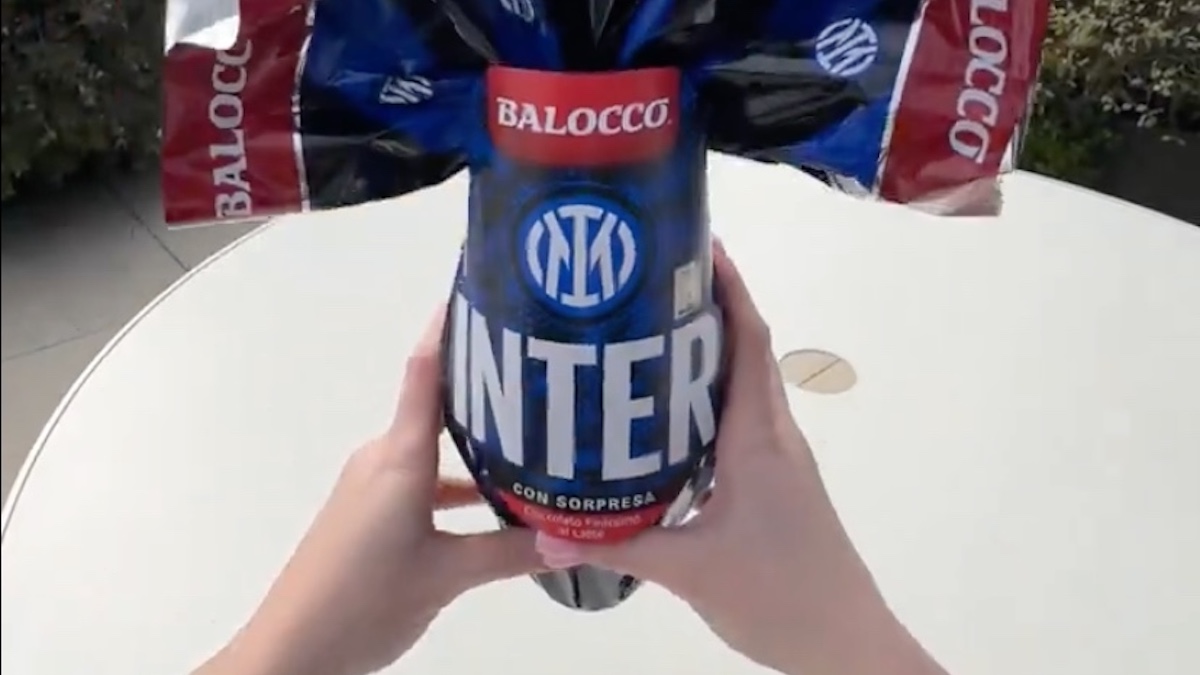 Uovo di Pasqua Inter, il club lo scarta sui social: e la sorpresa... - VIDEO 26 uovo pasqua inter