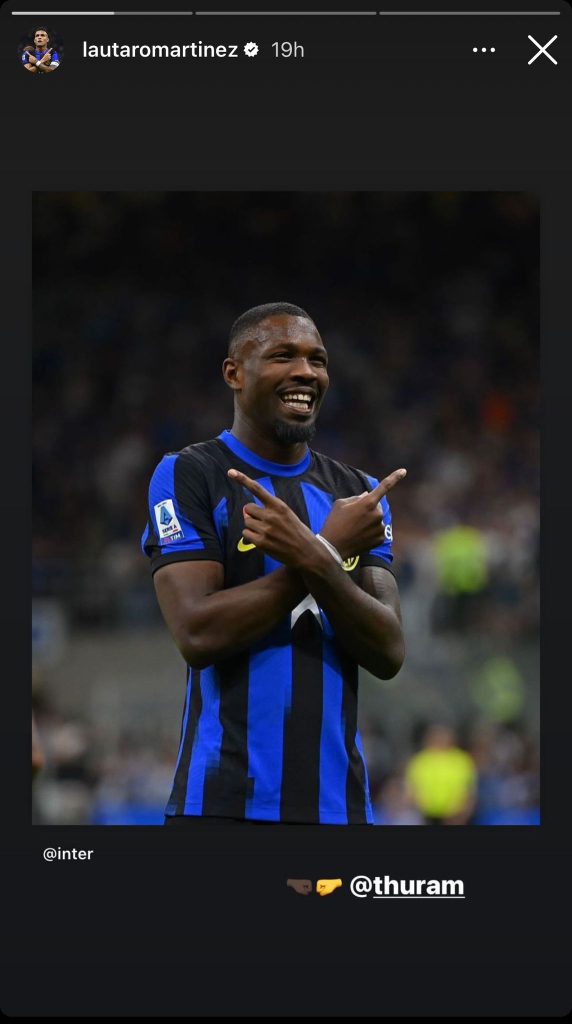 Inter Cagliari, bella reazione di Lautaro all'esultanza di Thuram - FOTO 27 22