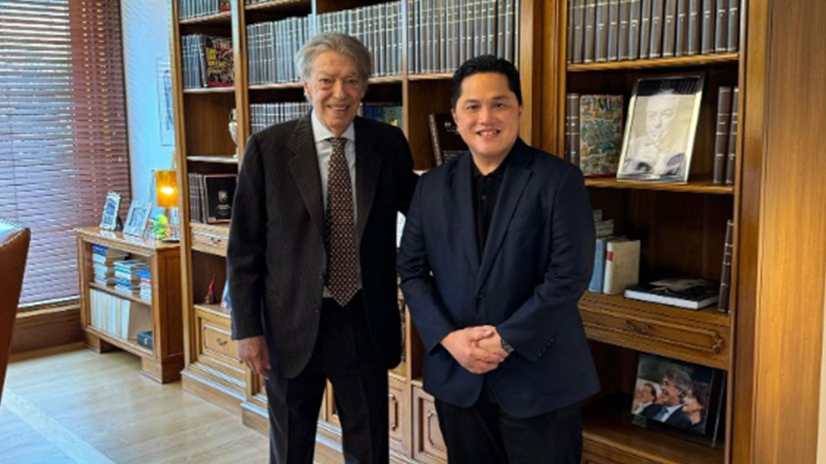 Thohir incontra Moratti: «Bello rivederlo». Poi il riferimento allo scudetto dell'Inter - FOTO 26 Moratti Thohir