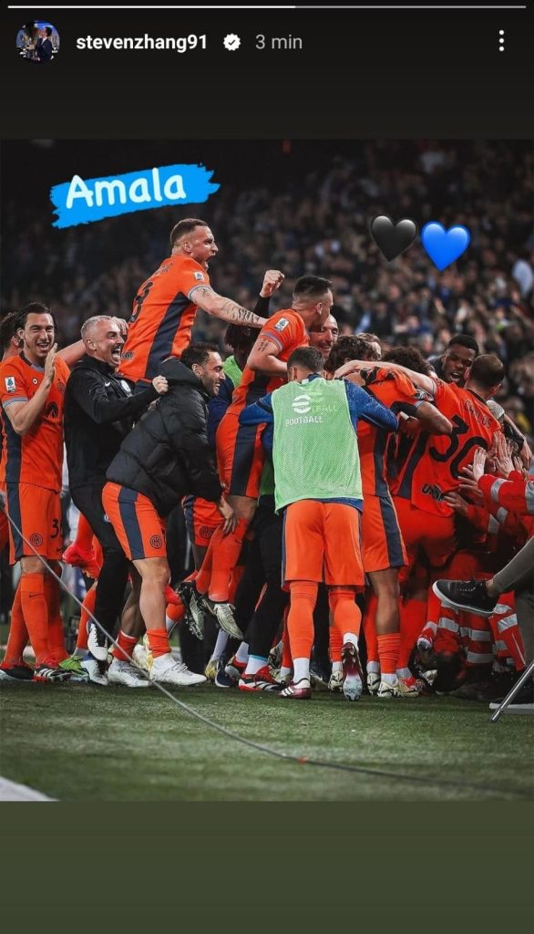 Zhang emozionato dopo Udinese-Inter: il suo messaggio per la squadra - FOTO 27 WhatsApp Image 2024 04 09 at 06.18.20