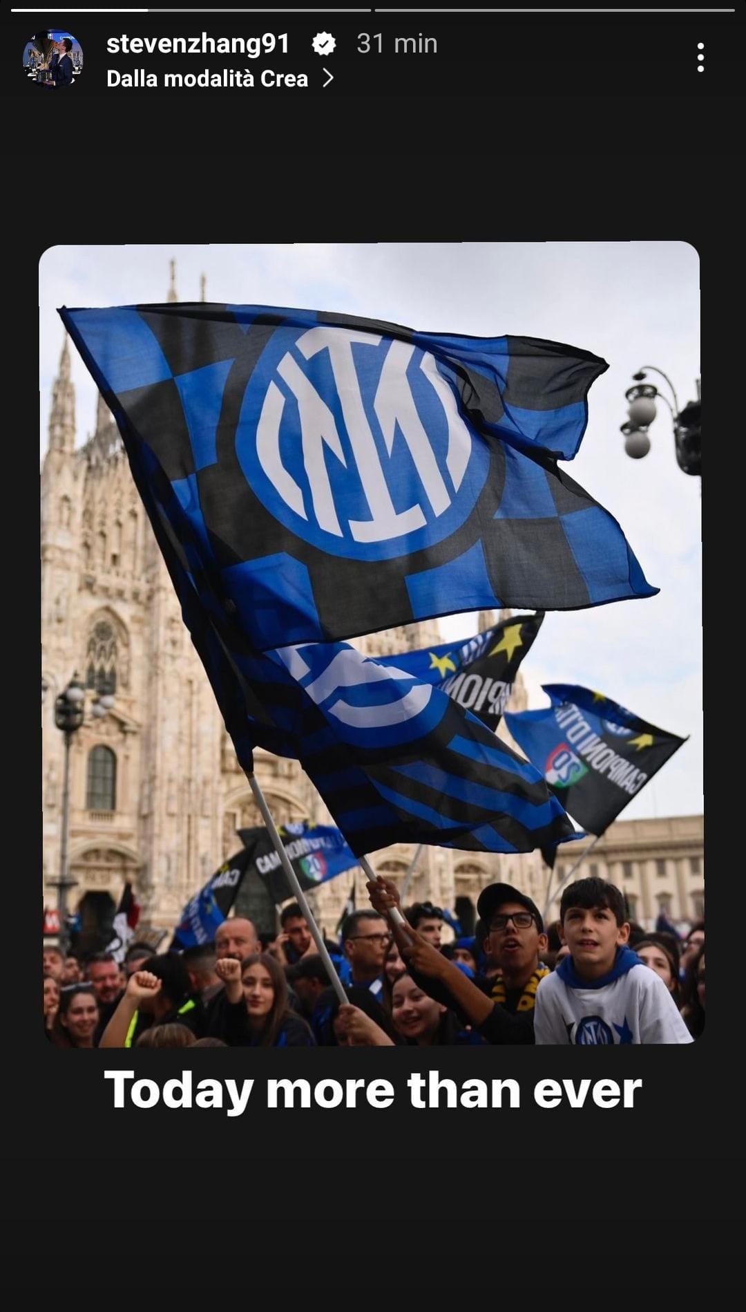 Festa scudetto Inter, Arnautovic mette in chiaro le cose: il post social non lascia dubbi - FOTO 26 Zhang festa scudetto Inter