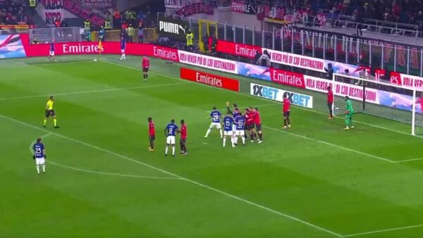 Gol Acerbi Milan Inter