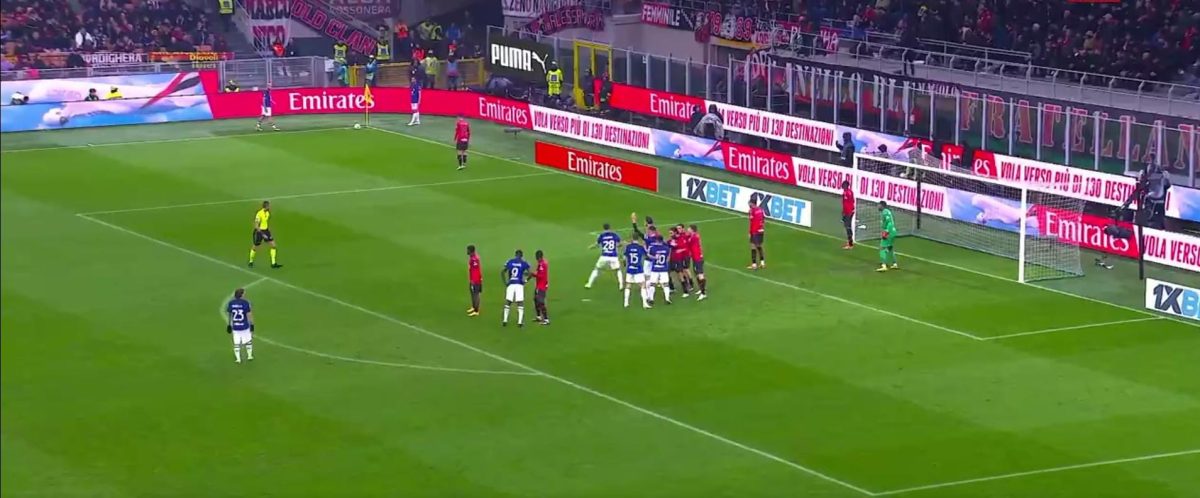 Gol Acerbi, il difensore sblocca il derby: la rete in Milan Inter - VIDEO 26 gol Acerbi Milan Inter e1713813168940