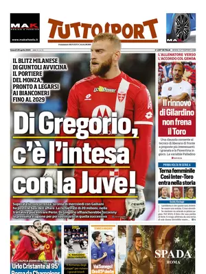 Le Prime Pagine Sportive Nazionali - 26 aprile 29 image 24
