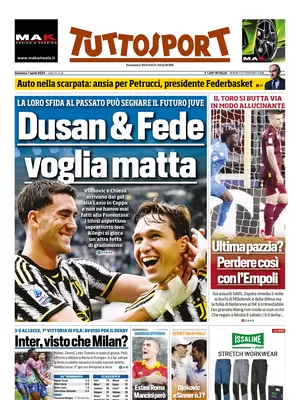 Le Prime Pagine Sportive Nazionali - 7 aprile 29 image 6