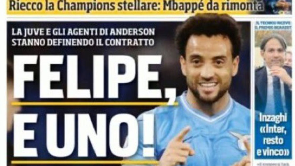 Felipe Anderson va al Palmeiras, che gaffe di Tuttosport! E Pistocchi punge - FOTO 26 Tuttosport Felipe Anderson