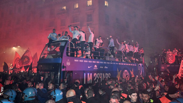 pullman festa scudetto inter