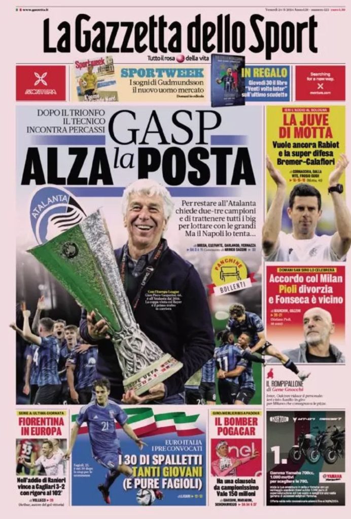 Prime Pagine Sportive Nazionali - 24 maggio 2024 27 20