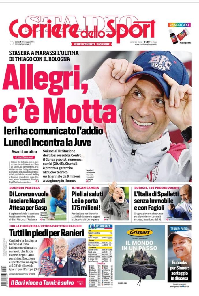 Prime Pagine Sportive Nazionali - 24 maggio 2024 28 21