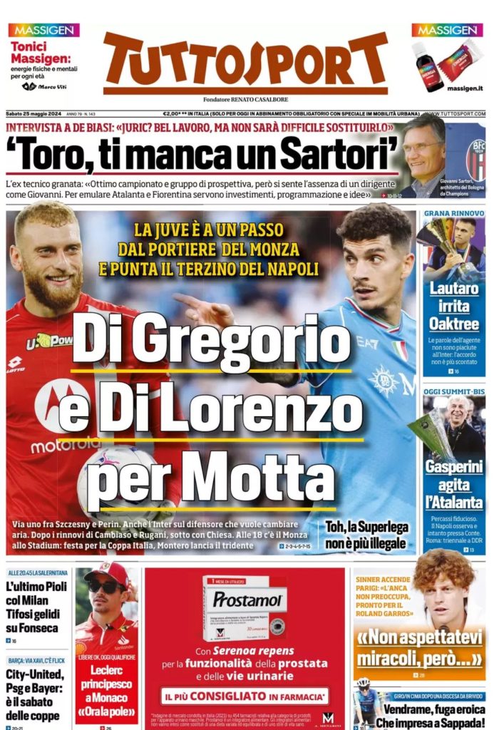 Prime Pagine Sportive Nazionali - 25 maggio 2024 29 32