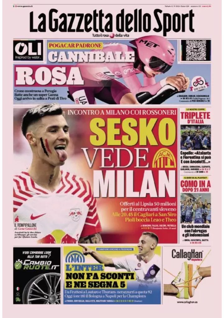 Le Prime Pagine Sportive Nazionali - 11 maggio 27 5