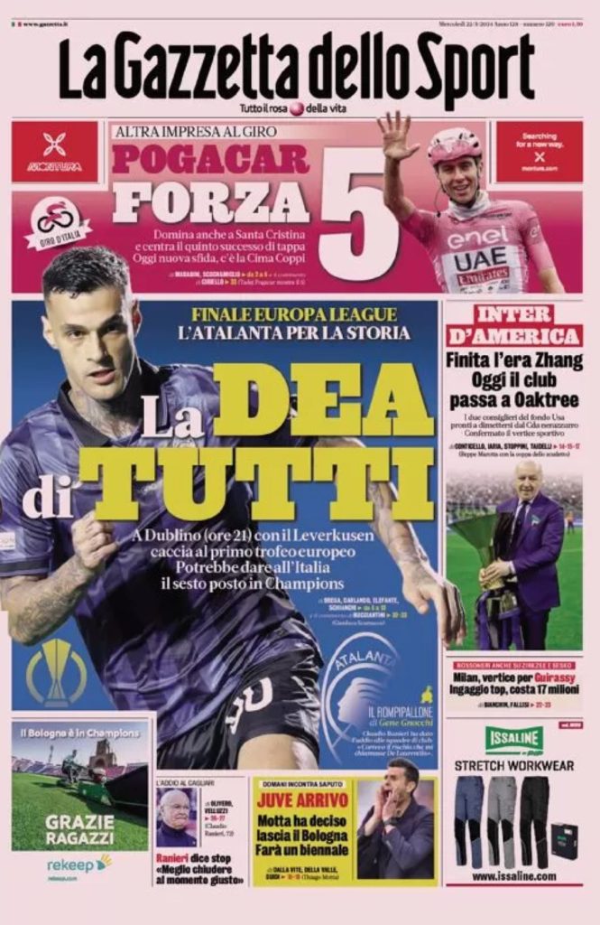 Prime Pagine Sportive Nazionali - 22 maggio 2024 27 6 3