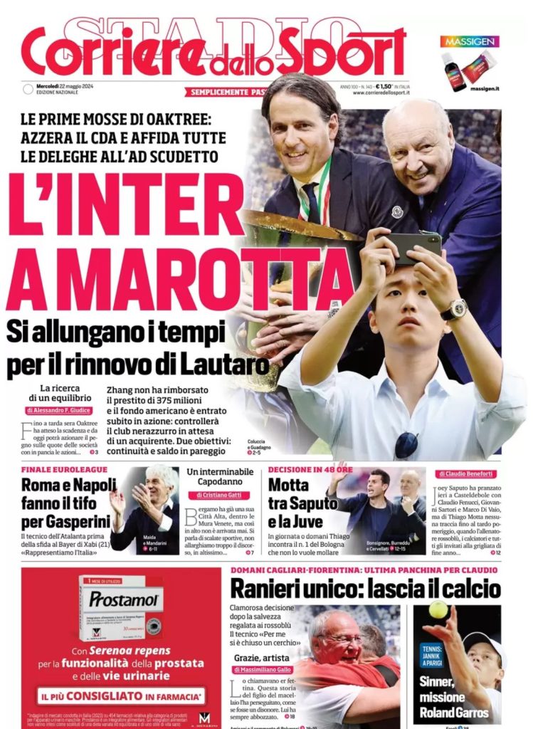 Prime Pagine Sportive Nazionali - 22 maggio 2024 28 7 3
