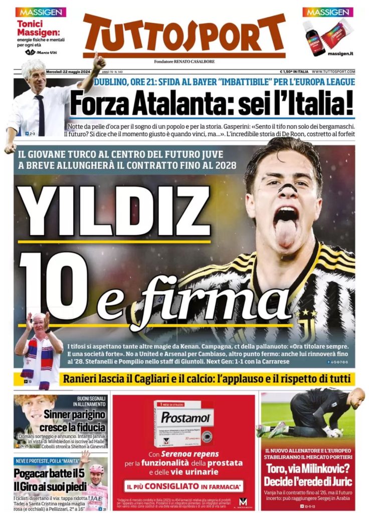Prime Pagine Sportive Nazionali - 22 maggio 2024 29 8 1