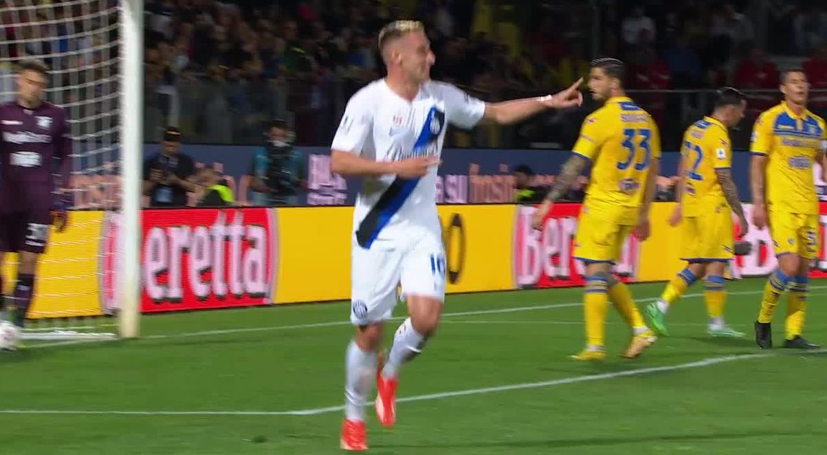 Gol Frattesi, Inter in vantaggio con il Frosinone - VIDEO 26 Frattesi e1715369173628