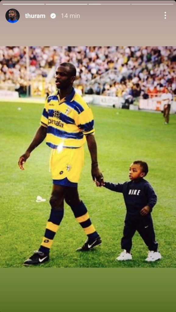 Parma in Serie A: Thuram celebra la promozione: il post dell’interista col padre Lilian - FOTO 27 Thuram Parma