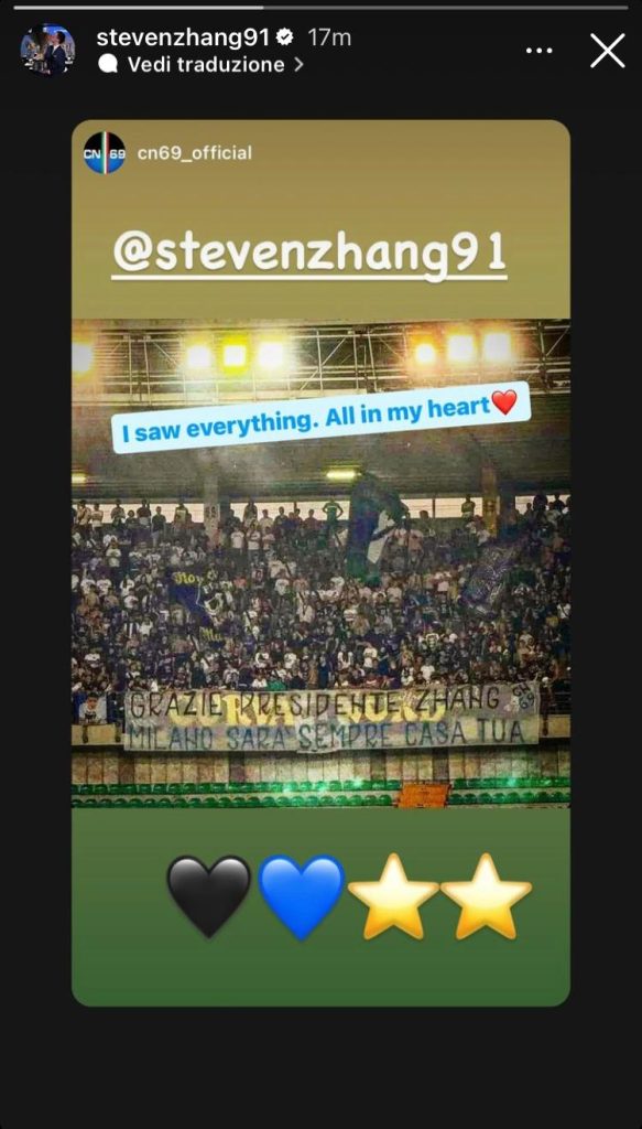 Striscione per Zhang anche in Verona Inter: TRIBUTO bellissimo dei tifosi nerazzurri. E lui risponde subito - FOTO 27 WhatsApp Image 2024 05 26 at 22.03.47