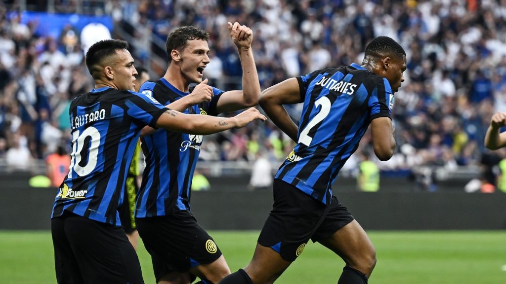 Inter Lazio 1-1: i Campioni d'Italia agguantano il pareggio grazie a Dumfries 1 Inter