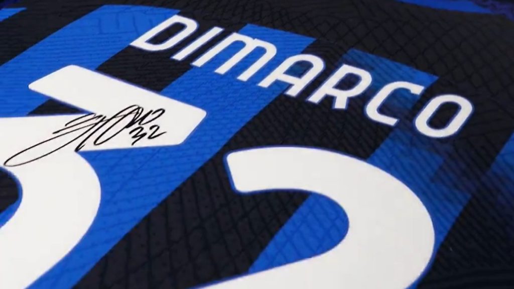 Maglia dimarco autografata