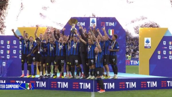 premiazione scudetto inter