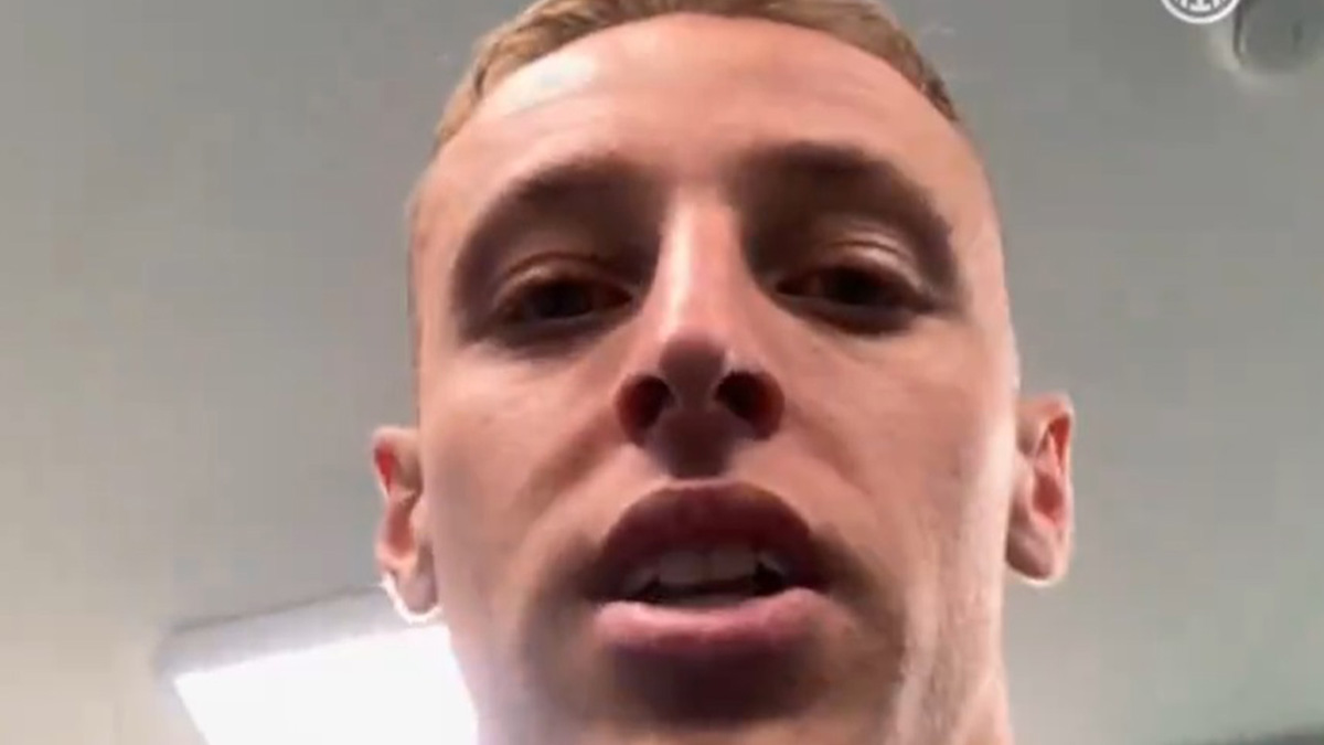 Frattesi ha un messaggio per i tifosi: così al termine di Frosinone Inter - VIDEO 26 Frattesi