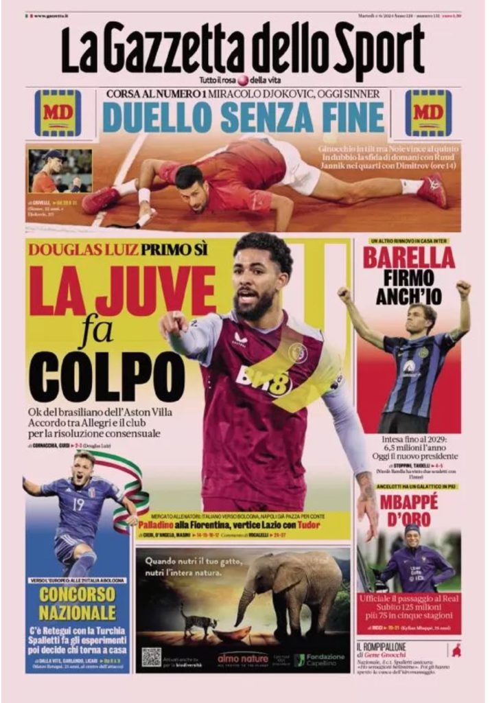 Le Prime Pagine Sportive Nazionali - 4 giugno 2024 27 2