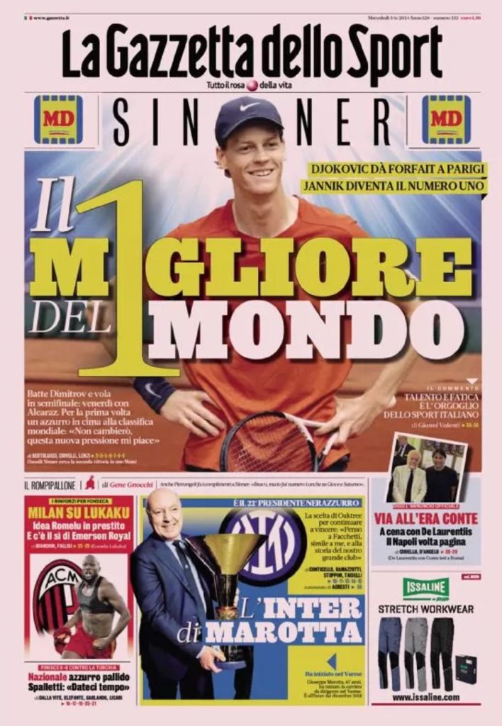 Le Prime Pagine Sportive Nazionali - 5 giugno 2024 27 4 1