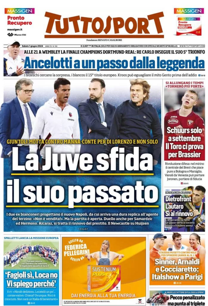 Le Prime Pagine Sportive Nazionali - 1 giugno 2024 29 6