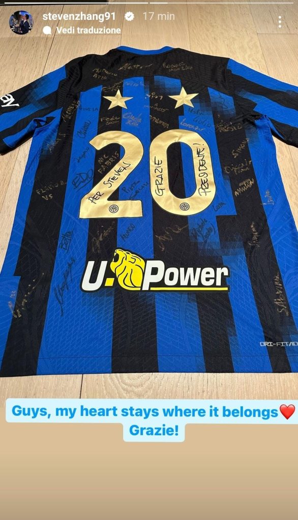 Zhang, regalo speciale dell’Inter per l’ex presidente: il suo ringraziamento è toccante - FOTO 27 Regalo Zhang Inter