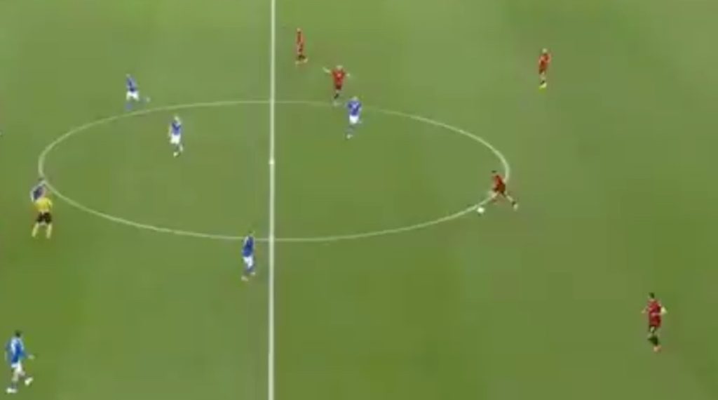Asllani, la GIOCATA SPAZIALE che non tutti hanno notato in Italia-Albania - VIDEO 1 asllani italia albania