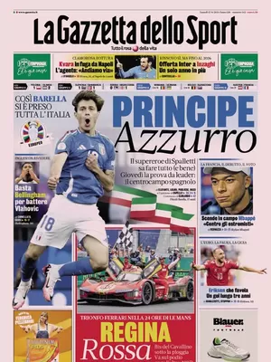 Le Prime Pagine Sportive Nazionali - 17 giugno 2024 27 image 10