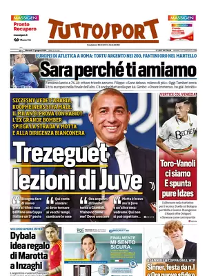 Le Prime Pagine Sportive Nazionali - 11 giugno 29 image 9