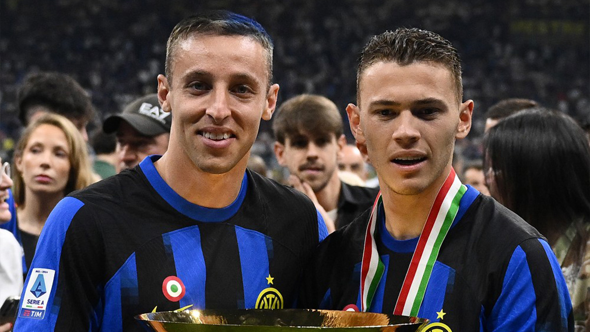 Frattesi Asllani, la GAG social degli amici del centrocampo dell'Inter: «Sorridi che sono tornato» - FOTO 26 Asllani Frattesi