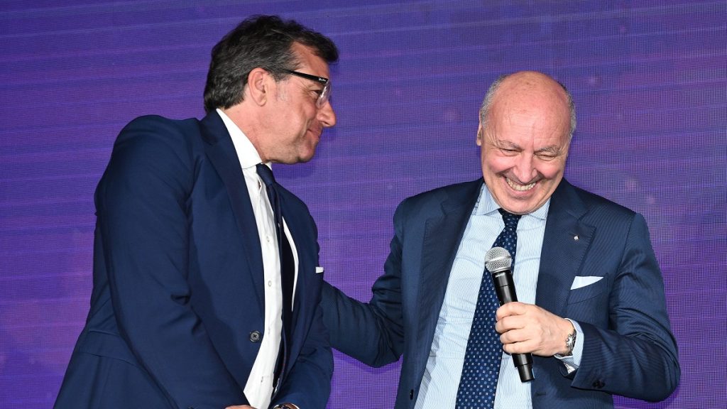 Mercato Inter, la Juve PUNTA l'ex obiettivo nerazzurro: la CLAMOROSA idea di Giuntoli per il post Vlahovic 1 Giuntoli Marotta