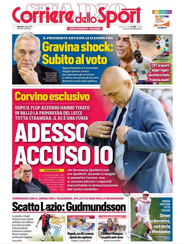 Le Prime Pagine Sportive Nazionali - 2 luglio 2024 28 WhatsApp Image 2024 07 02 at 08.02.04 2