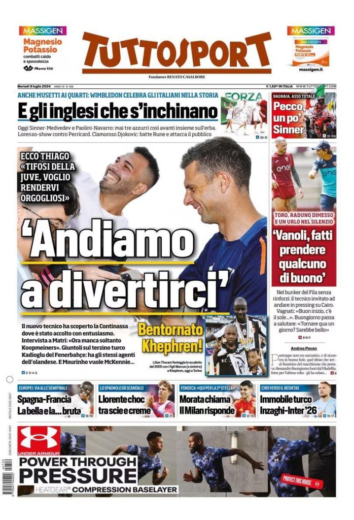 Le Prime Pagine Sportive Nazionali - 9 luglio 2024 28 WhatsApp Image 2024 07 09 at 07.40.01 2