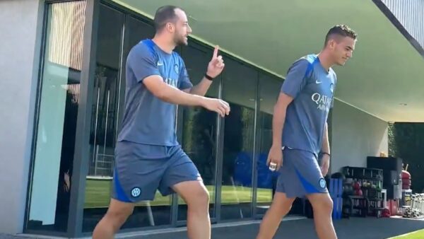 Carlos augusto asllani allenamento inter