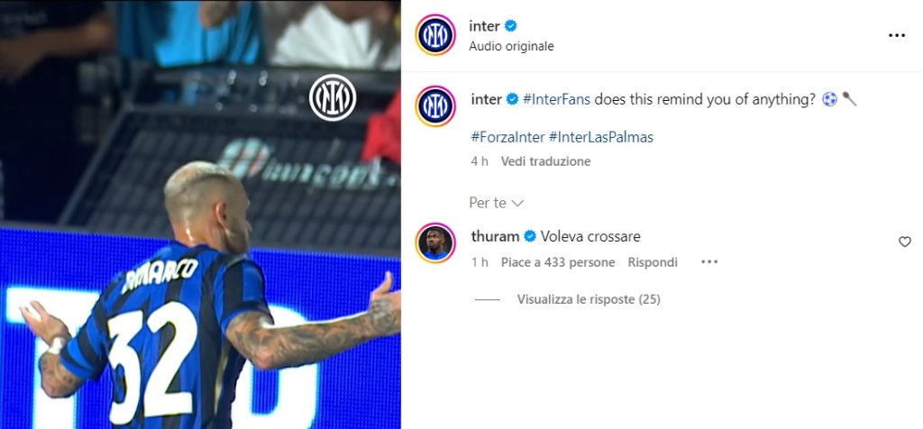 Gol Dimarco, lo SFOTTÒ di Thuram: «Voleva crossare». Il commento - FOTO 27 commento thuram gol dimarco