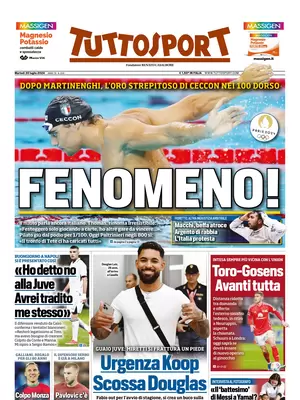 Le Prime Pagine Sportive Nazionali - 30 luglio 2024 29 image 27