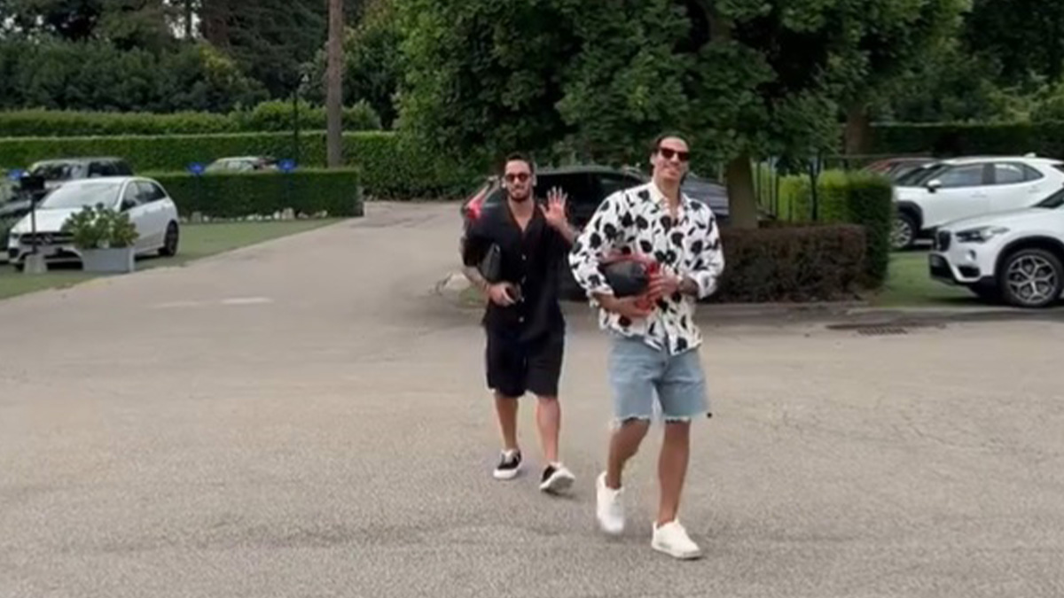 Raduno Inter, Sommer e Calhanoglu ARRIVANO INSIEME ad Appiano Gentile - VIDEO 26 Sommer Calhanoglu