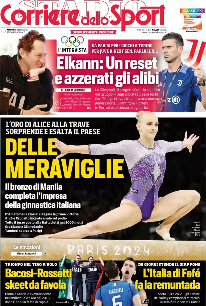 Le Prime Pagine Sportive Nazionali - 6 agosto 2024 28 WhatsApp Image 2024 08 06 at 07.57.57
