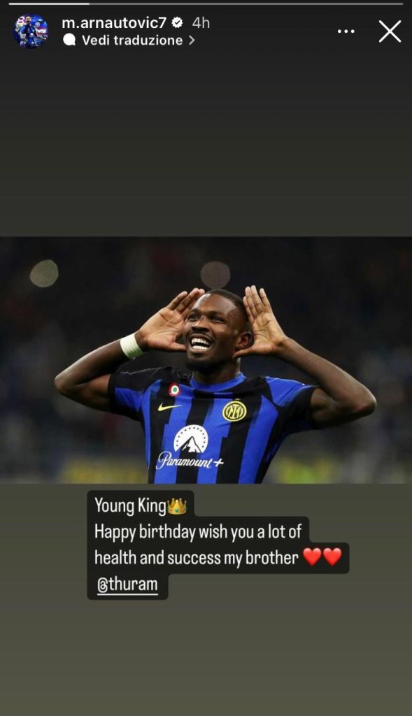 Arnautovic, TENERO messaggio d'auguri a Thuram: l'Inter è una famiglia - FOTO 27 WhatsApp Image 2024 08 06 at 18.50.02