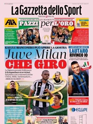 Le Prime Pagine Sportive Nazionali - 13 agosto 2024 27 WhatsApp Image 2024 08 13 at 07.49.33