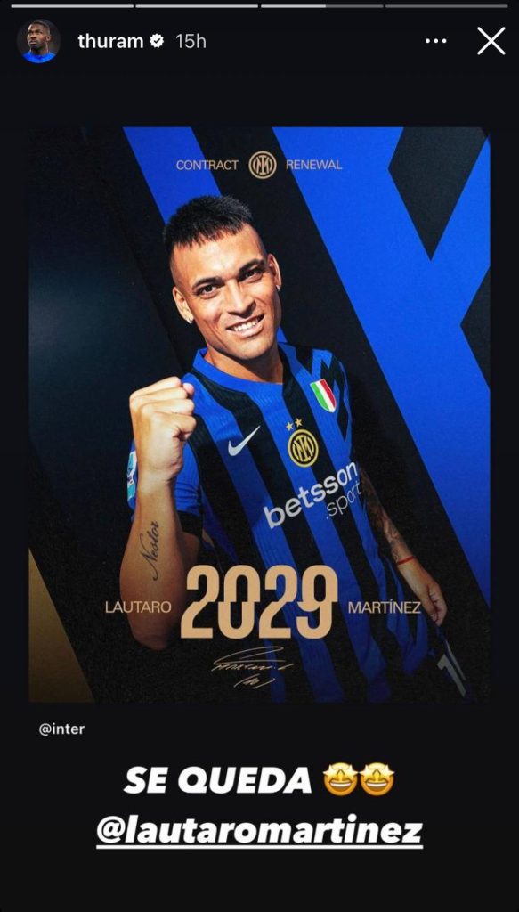 Thuram al SETTIMO CIELO per il rinnovo di Lautaro: il messaggio di Marcus - FOTO 27 WhatsApp Image 2024 08 13 at 08.18.53