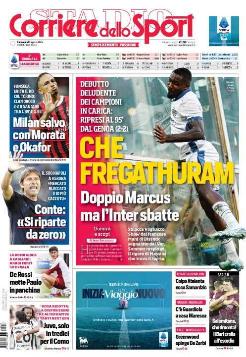 Le Prime Pagine Sportive Nazionali - 18 agosto 2024 28 WhatsApp Image 2024 08 18 at 07.36.44 2
