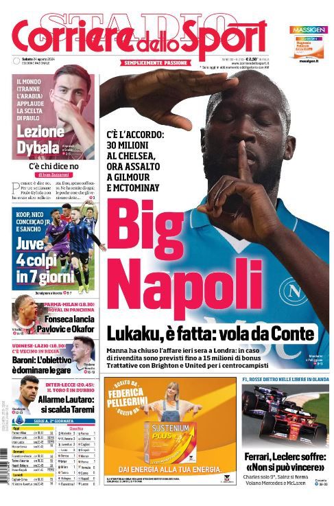 Le Prime Pagine Sportive Nazionali - 24 agosto 2024 28 WhatsApp Image 2024 08 24 at 07.53.57 2